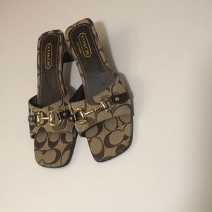Original coach sandals used 2 times
